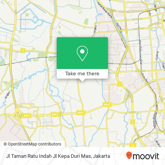 Jl Taman Ratu Indah Jl Kepa Duri Mas map