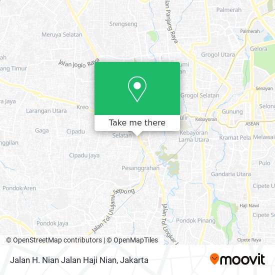 Jalan H. Nian Jalan Haji Nian map