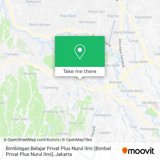 Bimbingan Belajar Privat Plus Nurul Ilmi (Bimbel Privat Plus Nurul Ilmi) map