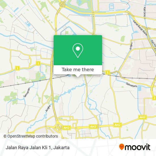 Jalan Raya Jalan Kli 1 map