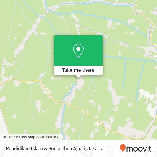 Pendidikan Islam & Sosial Ibnu Ajhari, Jalan Raya Tambelang map