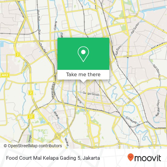 Food Court Mal Kelapa Gading 5 map