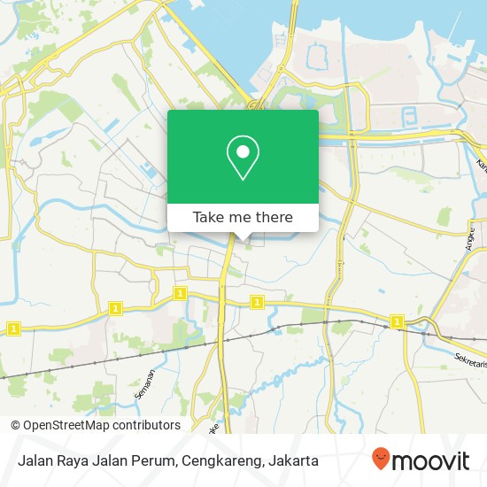 Jalan Raya Jalan Perum, Cengkareng map