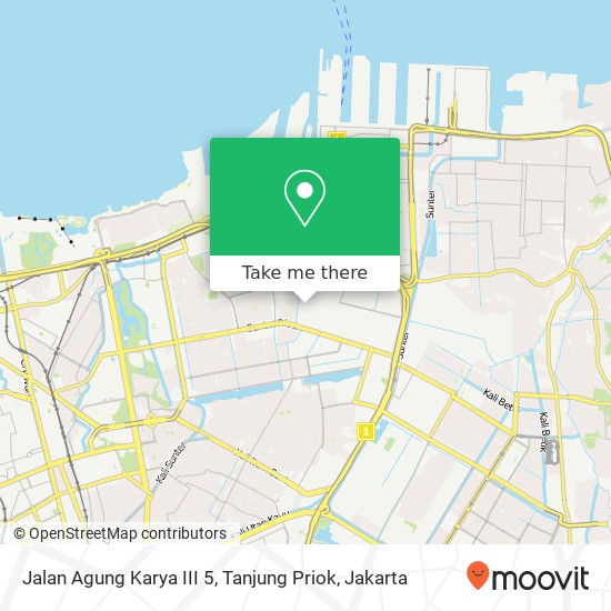 Jalan Agung Karya III 5, Tanjung Priok map