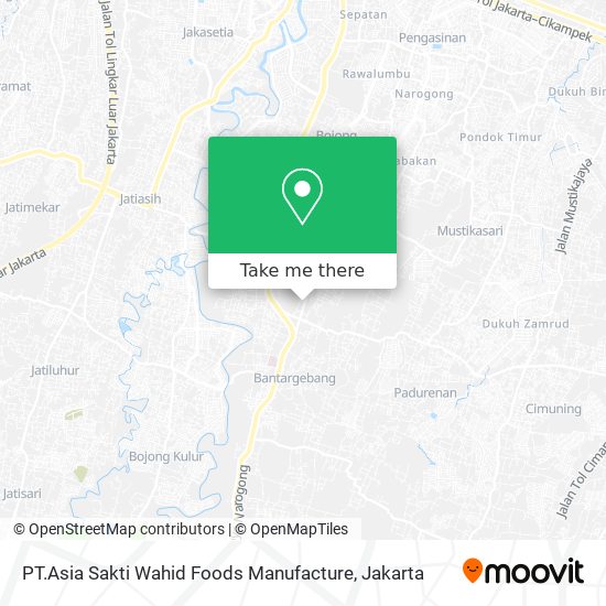 PT.Asia Sakti Wahid Foods Manufacture map
