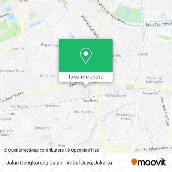 Jalan Cengkareng Jalan Timbul Jaya map