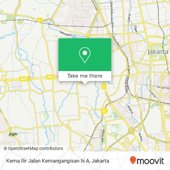 Kema Ilir Jalan Kemangangisan Iii A map