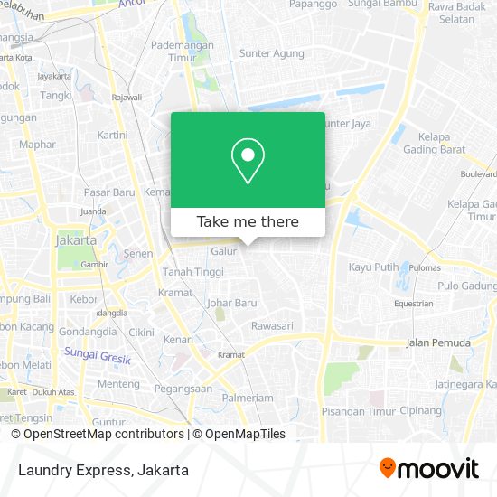 Laundry Express map