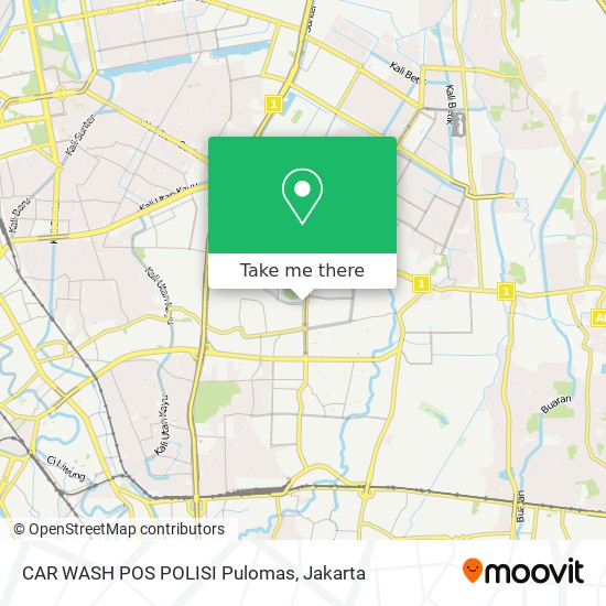 CAR WASH POS POLISI Pulomas map