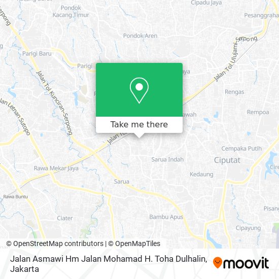 Jalan Asmawi Hm Jalan Mohamad H. Toha Dulhalin map