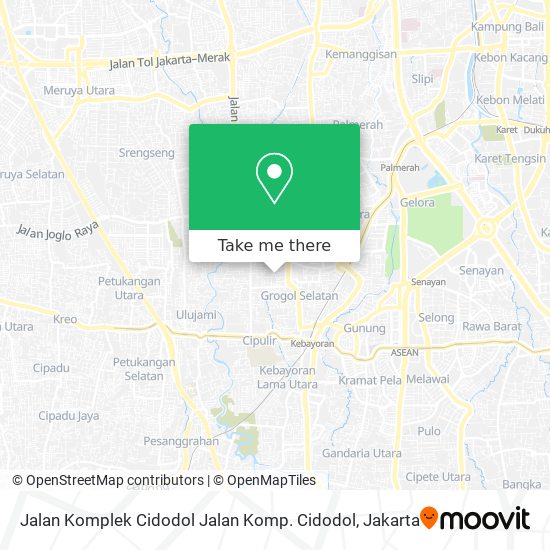 Jalan Komplek Cidodol Jalan Komp. Cidodol map