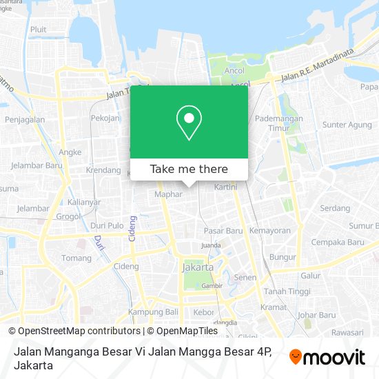 Jalan Manganga Besar Vi Jalan Mangga Besar 4P map