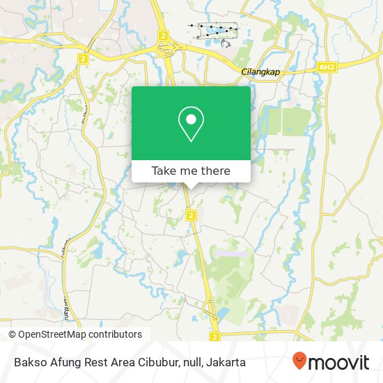 Bakso Afung Rest Area Cibubur, null map