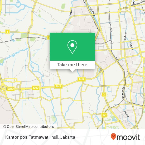 Kantor pos Fatmawati, null map