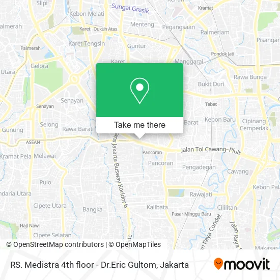 RS. Medistra 4th floor - Dr.Eric Gultom map