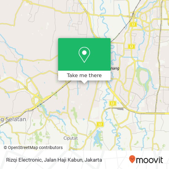 Rizqi Electronic, Jalan Haji Kabun map