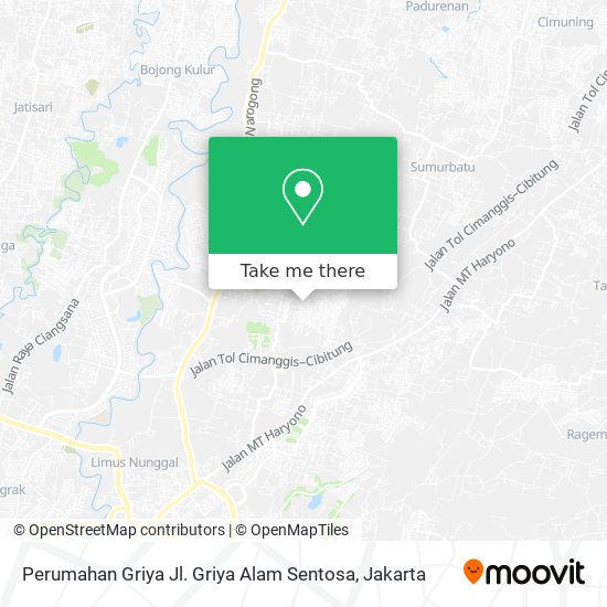 Perumahan Griya Jl. Griya Alam Sentosa map