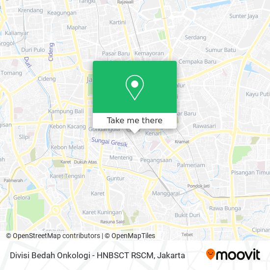 Divisi Bedah Onkologi - HNBSCT RSCM map