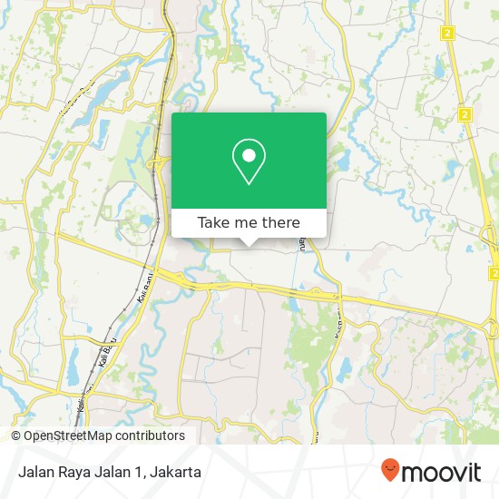 Jalan Raya Jalan 1 map