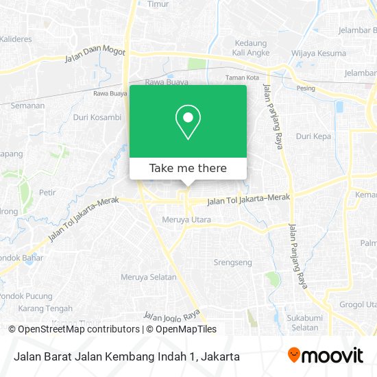 Jalan Barat Jalan Kembang Indah 1 map