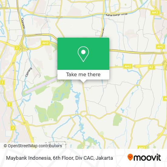 Maybank Indonesia, 6th Floor, Div CAC map