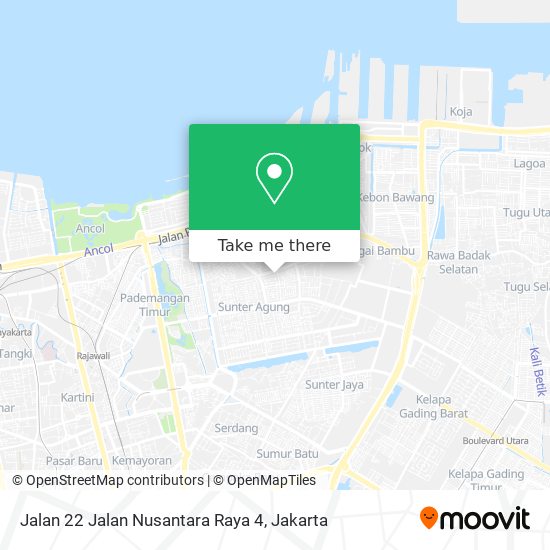 Jalan 22 Jalan Nusantara Raya 4 map