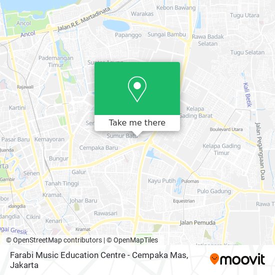 Farabi Music Education Centre - Cempaka Mas map