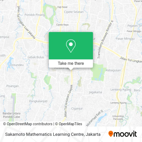 Sakamoto Mathematics Learning Centre map