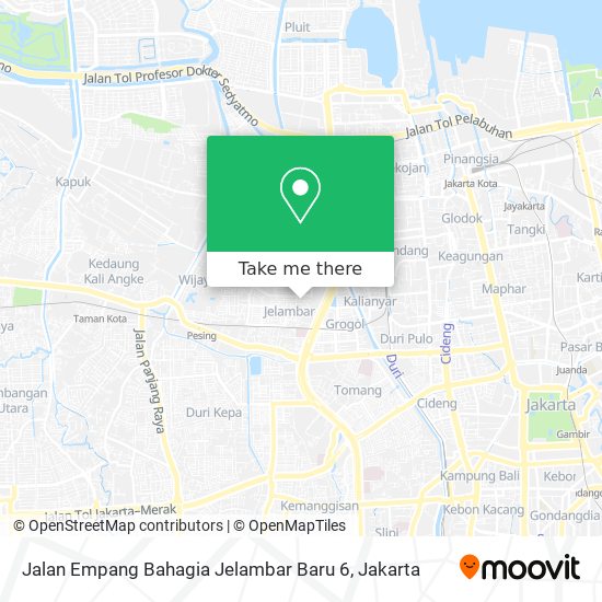 Jalan Empang Bahagia Jelambar Baru 6 map