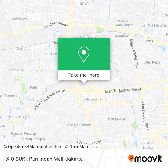 X.O SUKI, Puri Indah Mall map