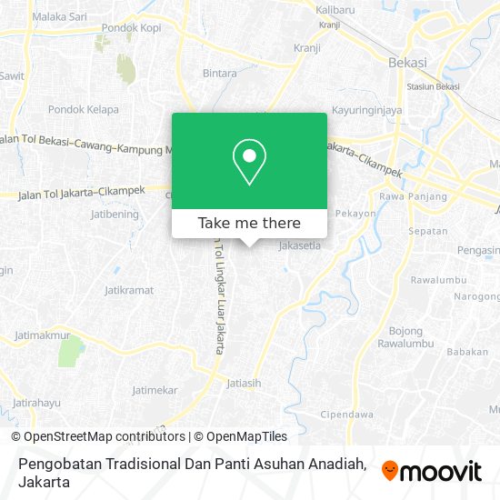 Pengobatan Tradisional Dan Panti Asuhan Anadiah map