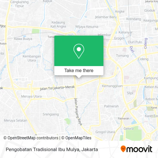 Pengobatan Tradisional Ibu Mulya map