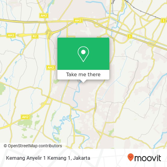 Kemang Anyelir 1 Kemang 1 map