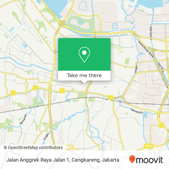 Jalan Anggrek Raya Jalan 1, Cengkareng map