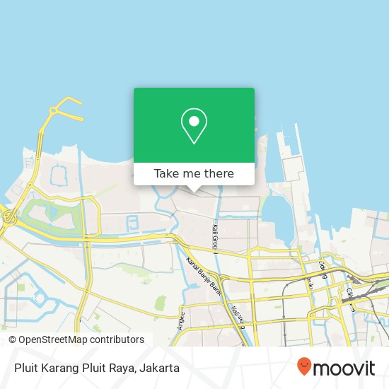 Pluit Karang Pluit Raya map