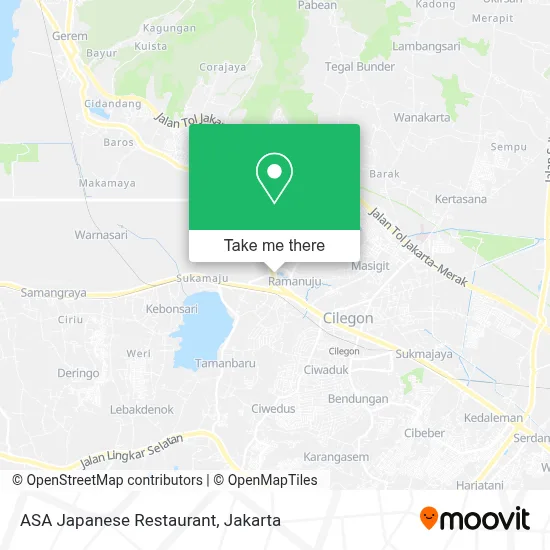 ASA Japanese Restaurant map