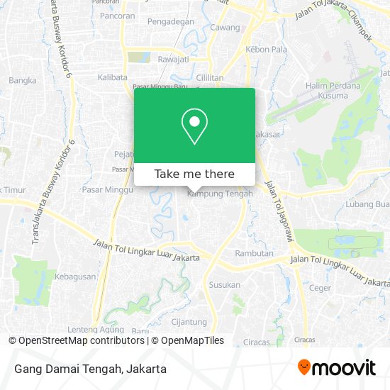 Gang Damai Tengah map