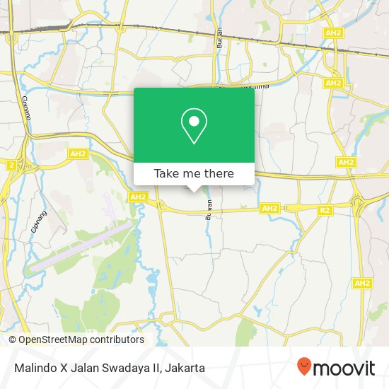 Malindo X Jalan Swadaya II map