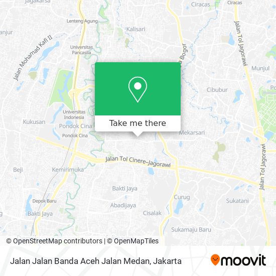 Jalan Jalan Banda Aceh Jalan Medan map