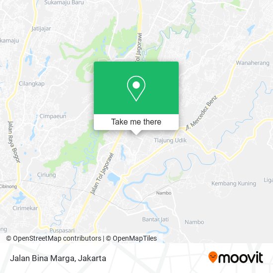 Jalan Bina Marga map