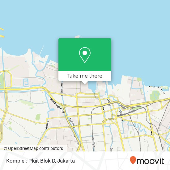 Komplek Pluit Blok D map