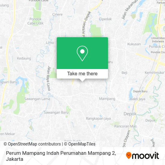 Perum Mampang Indah Perumahan Mampang 2 map