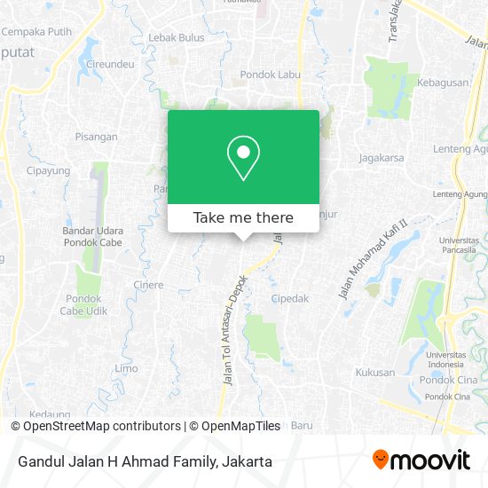 Gandul Jalan H Ahmad Family map