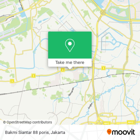 Bakmi Siantar 88 poris map