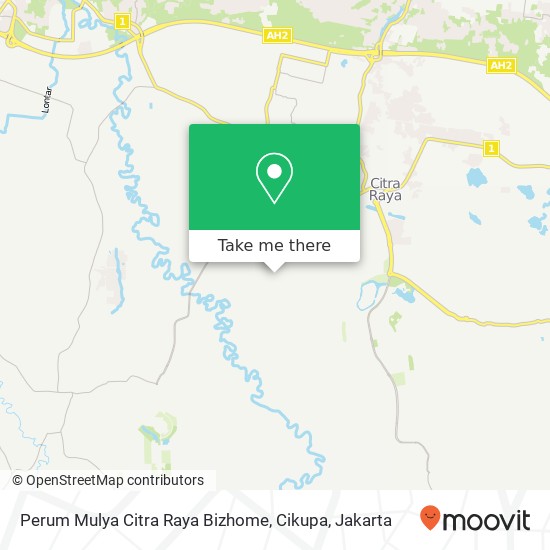 Perum Mulya Citra Raya Bizhome, Cikupa map