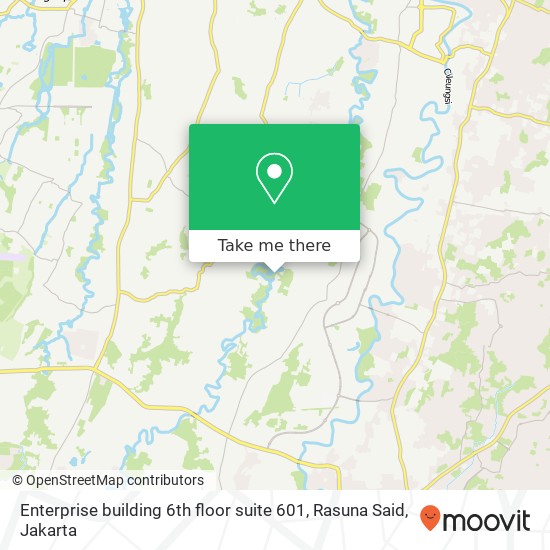 Enterprise building 6th floor suite 601, Rasuna Said map