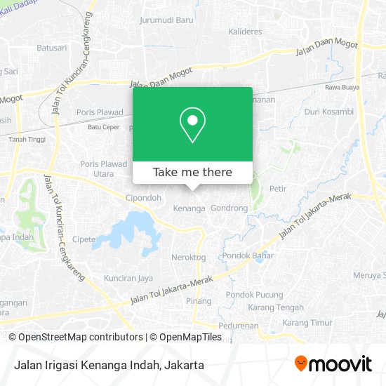 Jalan Irigasi Kenanga Indah map