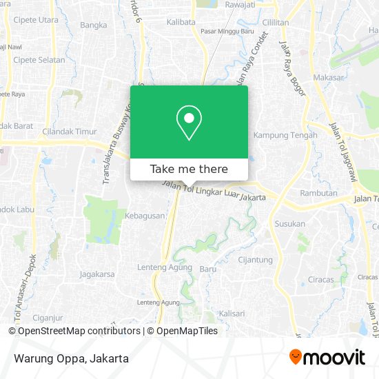 Warung Oppa map