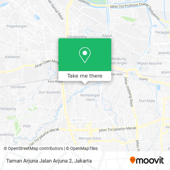 Taman Arjuna Jalan Arjuna 2 map