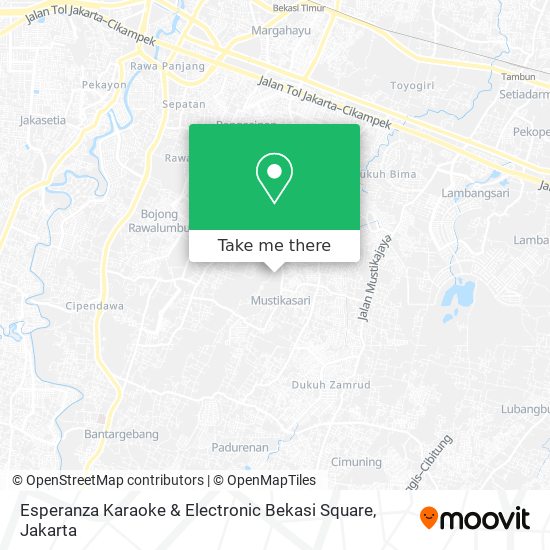 Esperanza Karaoke & Electronic Bekasi Square map